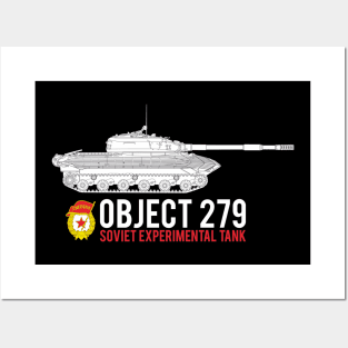 Object 279 Soviet experimental tank Guard Posters and Art